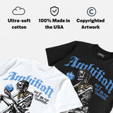 Black University Blue 5s DopeSkill T-Shirt Ambition Graphic
