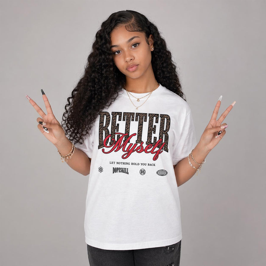 World’s Best Dad 3s DopeSkill T-Shirt Better Myself Graphic