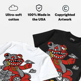 Toro Bravo 4s DopeSkill T-Shirt Born To Be Rich Graphic