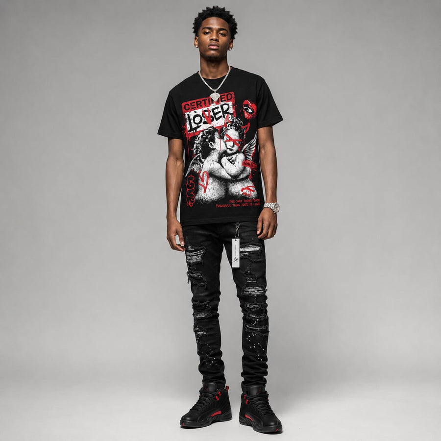 “Bloodline” 12s DopeSkill T-Shirt Certified Lover Graphic