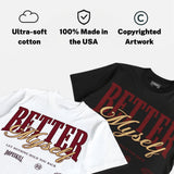 “Bin 23” 3s DopeSkill T-Shirt Better Myself Graphic