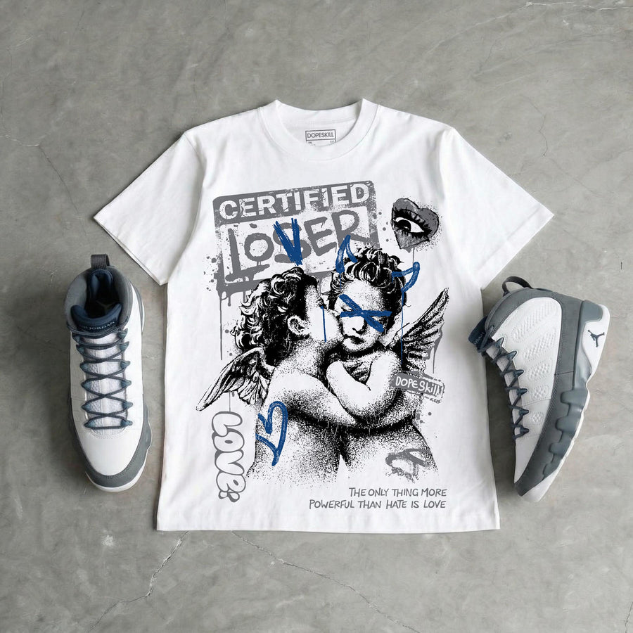 Flint Grey 9s DopeSkill T-Shirt Certified Lover Graphic