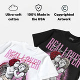Travis Scott x “Pink Pack” 1s DopeSkill T-Shirt Real Lover Graphic