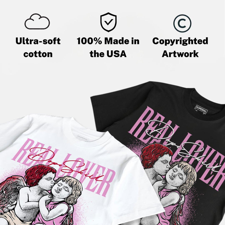 Travis Scott x “Pink Pack” 1s DopeSkill T-Shirt Real Lover Graphic