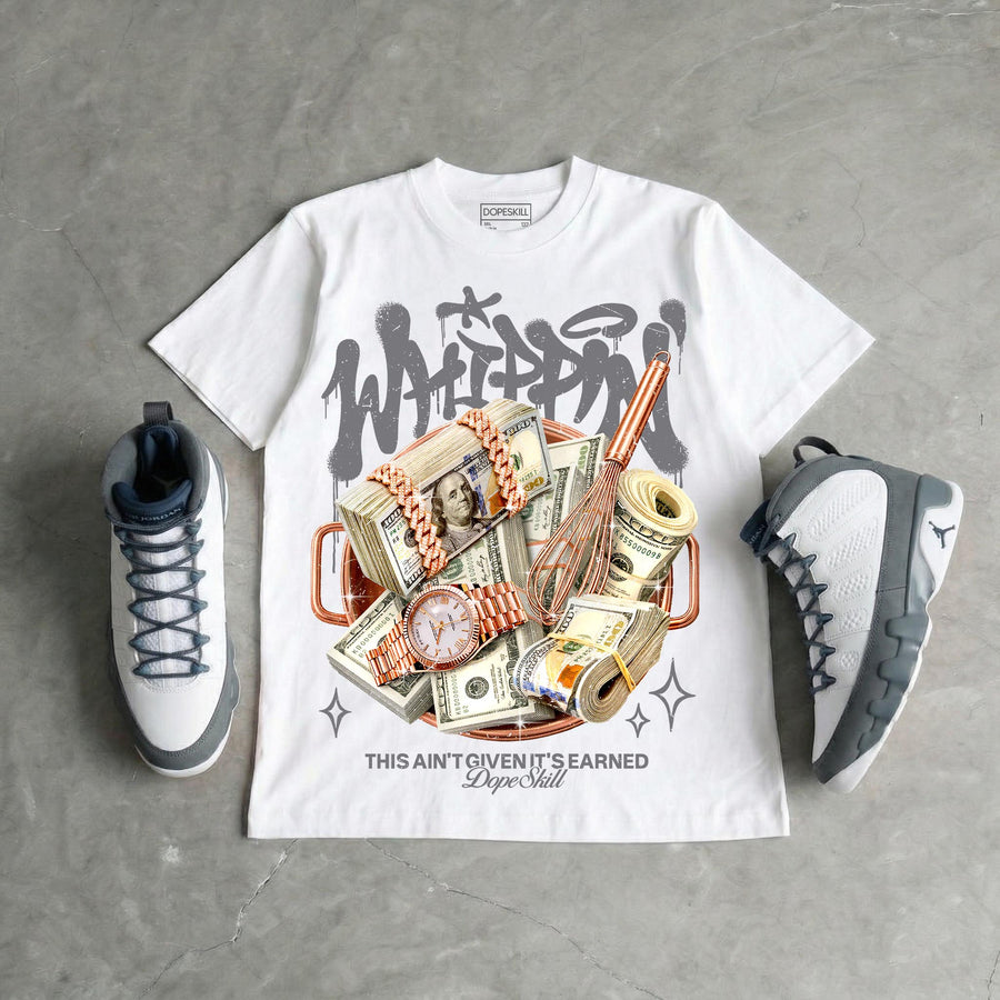 Flint Grey 9s DopeSkill T-Shirt Whippin Graphic