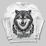 Wolf Grey 12s DopeSkill Long Sleeve T-Shirt Wolf Grey Graphic