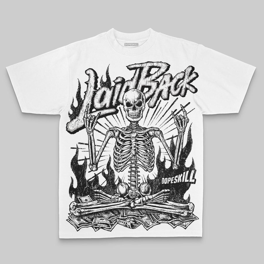 Black/White Oversize Print Laid Back DopeSkill Graphic T-shirt