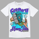 Aqua 6s DopeSkill T-Shirt Get Rich Graphic