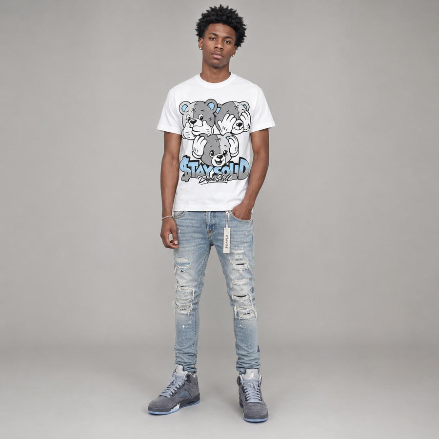 Wolf Grey 5s DopeSkill T-Shirt Stay Solid Graphic