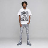 Wolf Grey 5s DopeSkill T-Shirt Boss Up Graphic