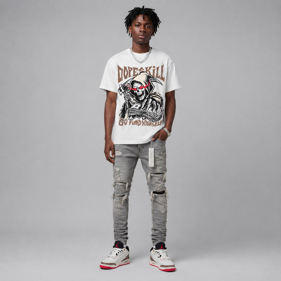 World’s Best Dad 3s DopeSkill T-Shirt Go Fund Yourself Graphic