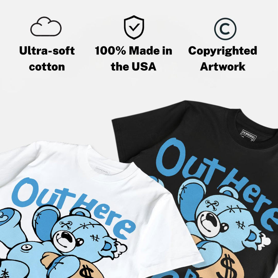 UNC 11s DopeSkill T-Shirt Out Here Being Cute Graphic
