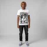 Cool Grey 11s DopeSkill Oversize Print T-Shirt Real Ones Choose Loyalty Graphic