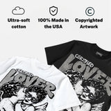 Cool Grey 11s DopeSkill Oversize Print T-Shirt Real Ones Choose Loyalty Graphic