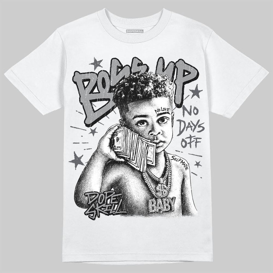 Wolf Grey 5s DopeSkill T-Shirt Boss Up Graphic