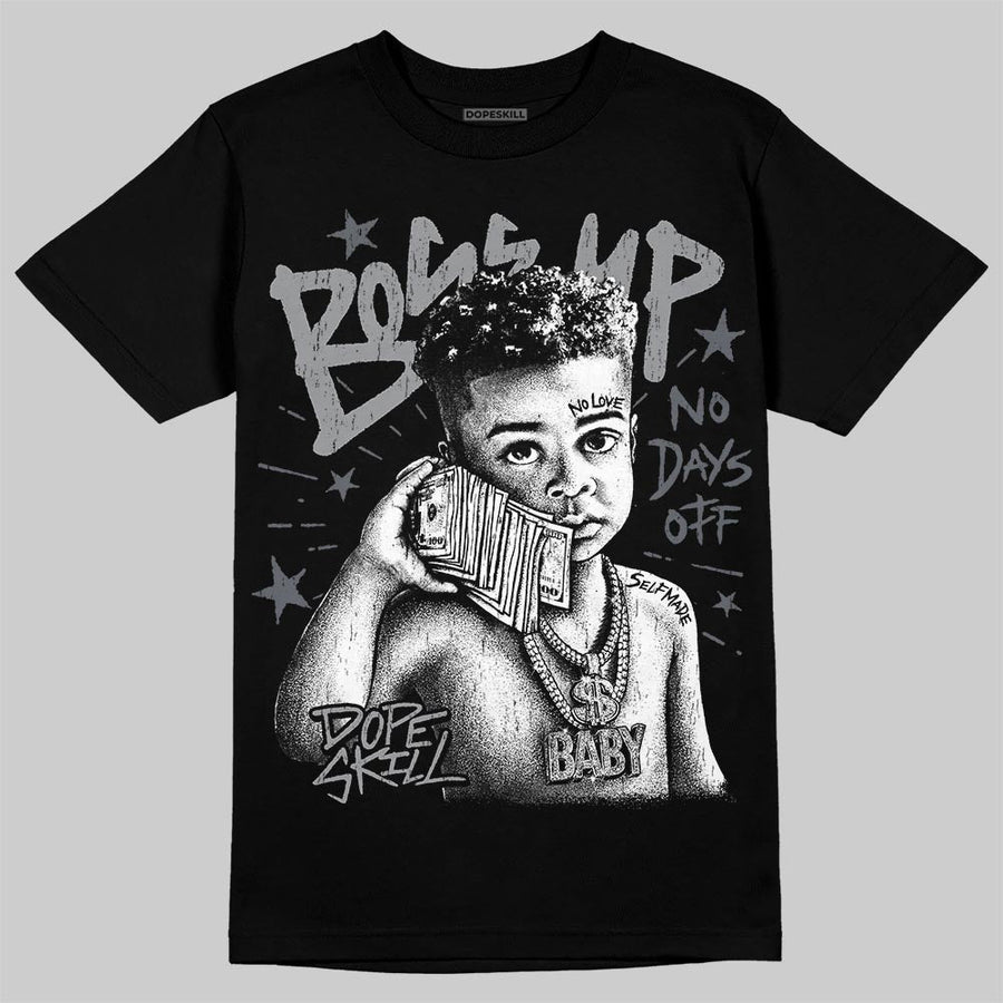 Wolf Grey 5s DopeSkill T-Shirt Boss Up Graphic