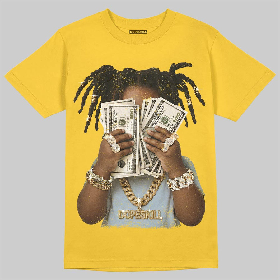 Yellow Ochre 6s DopeSkill T-Shirt Rich Youth Graphic