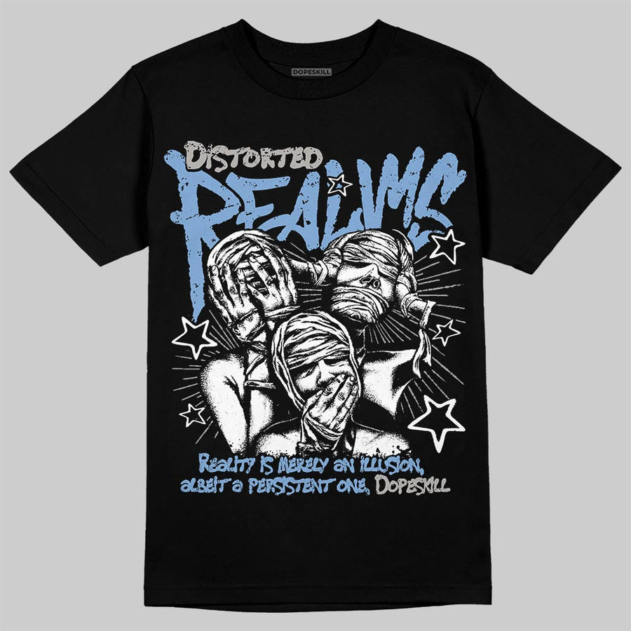 University Blue 5s DopeSkill T-Shirt Distorted Realms Graphic