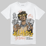 TAN 'All Hustle No Luck' DopeSkill Graphic T-Shirt