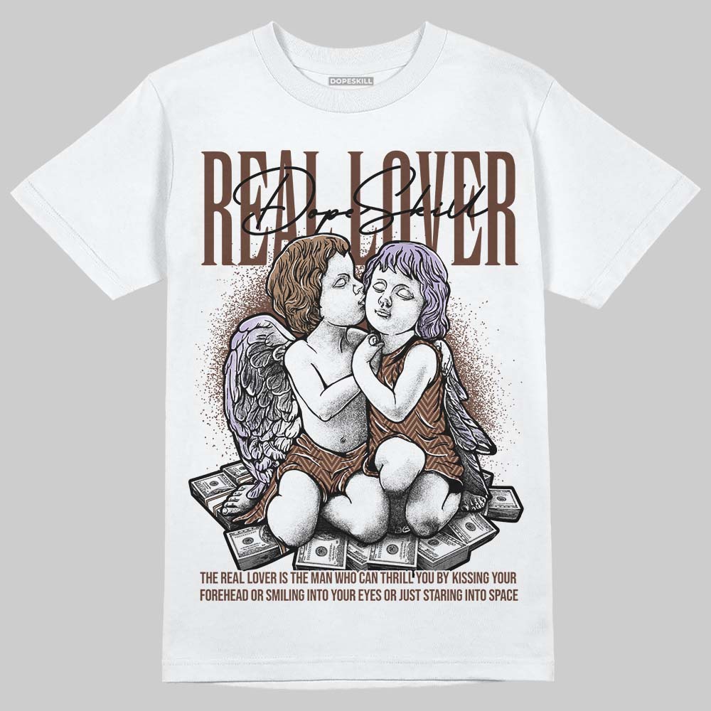 Harris Tweed x Sesame/Violet Mist Dunk DopeSkill T-Shirt Real Lover Graphic