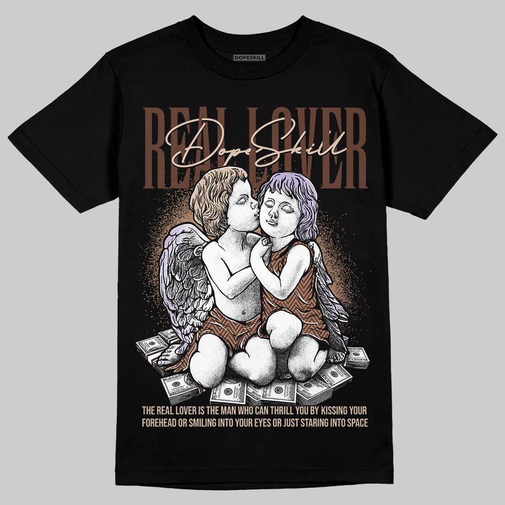 Harris Tweed x Sesame/Violet Mist Dunk DopeSkill T-Shirt Real Lover Graphic