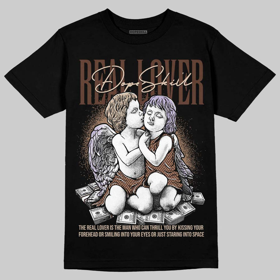 Harris Tweed x Sesame/Violet Mist Dunk DopeSkill T-Shirt Real Lover Graphic
