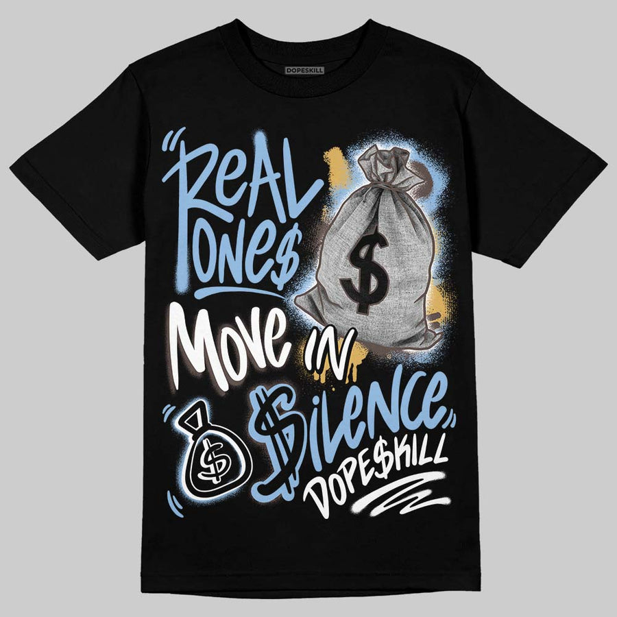 Handball Spezial Light Blue DopeSkill T-Shirt Real Ones Move In Silence Graphic