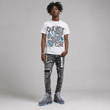Wolf Grey 5s DopeSkill T-Shirt Out Here Being Cute Graphic