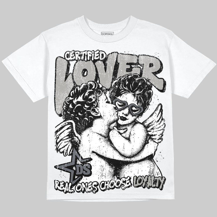 Cool Grey 11s DopeSkill Oversize Print T-Shirt Real Ones Choose Loyalty Graphic