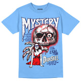 Powder Blue 9s DopeSkill Sky Blue T-shirt Mystery Ghostly Grasp Graphic