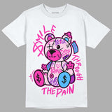 Triple Pink Dunk Low DopeSkill T-Shirt Smile Through The Pain Graphic