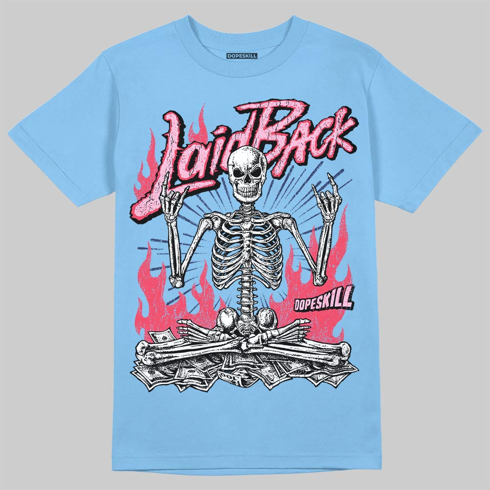University Blue 'Laid Back' DopeSkill Graphic T-Shirt