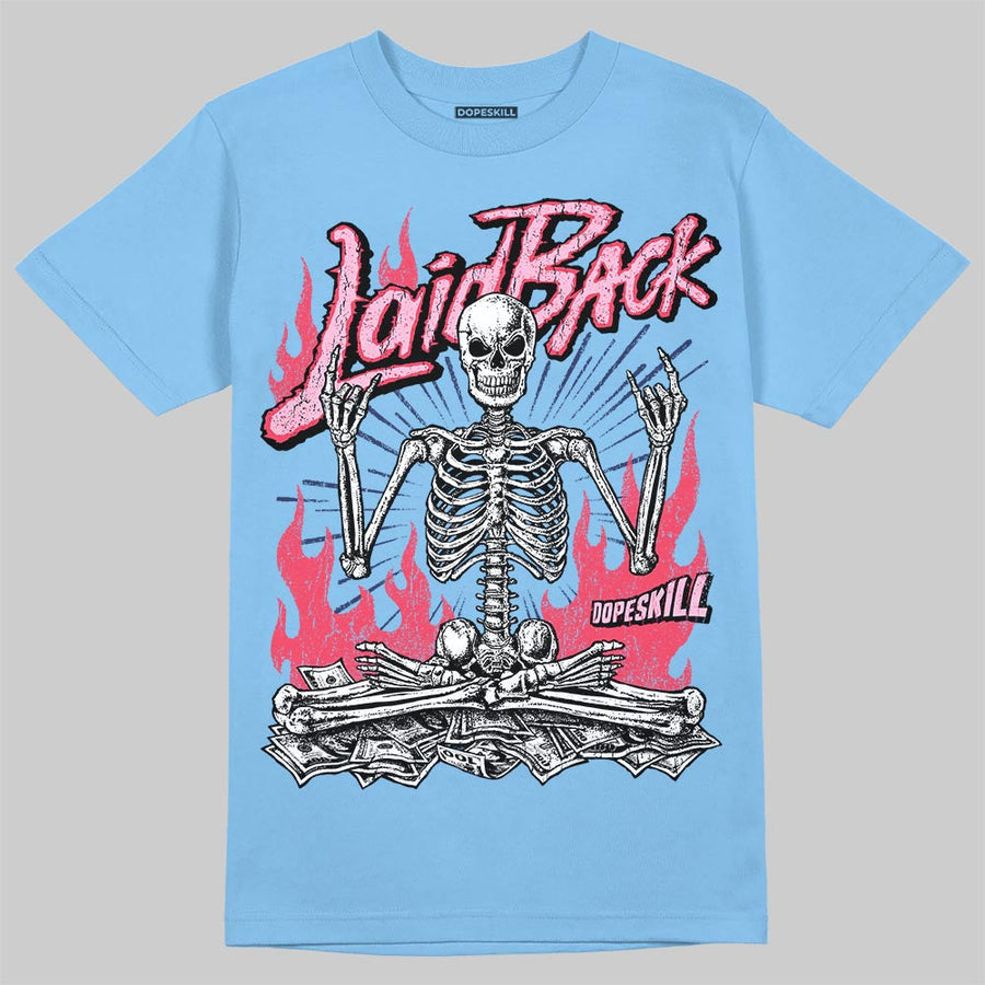 University Blue 'Laid Back' DopeSkill Graphic T-Shirt
