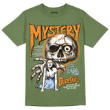 Olive 5s DopeSkill Olive T-shirt Mystery Ghostly Grasp Graphic
