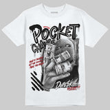 Black Cat 4s DopeSkill T-Shirt Pocket Change Graphic