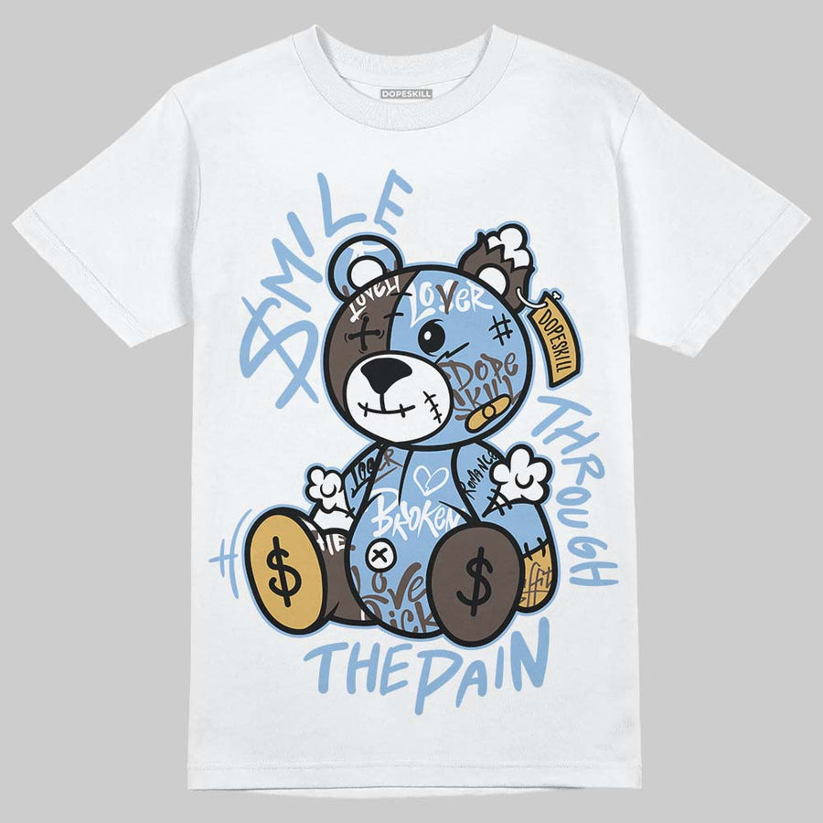 Handball Spezial Light Blue DopeSkill T-Shirt Smile Through The Pain Graphic