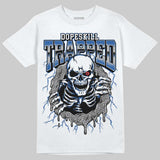 “True Blue” 3s DopeSkill T-Shirt Trapped Halloween Graphic