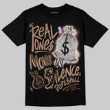 Harris Tweed x Sesame/Violet Mist Dunk DopeSkill T-Shirt Real Ones Move In Silence Graphic