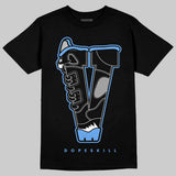 Black University Blue 5s DopeSkill T-Shirt V Jordan 5 Graphic