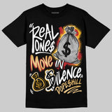 Taxi 12s 2025 DopeSkill T-Shirt Real Ones Move In Silence Graphic