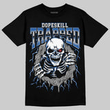 “True Blue” 3s DopeSkill T-Shirt Trapped Halloween Graphic