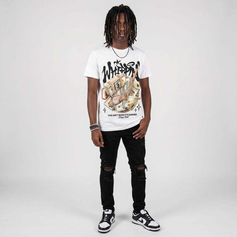 Dunk Panda White Black DopeSkill T-Shirt Whippin Graphic