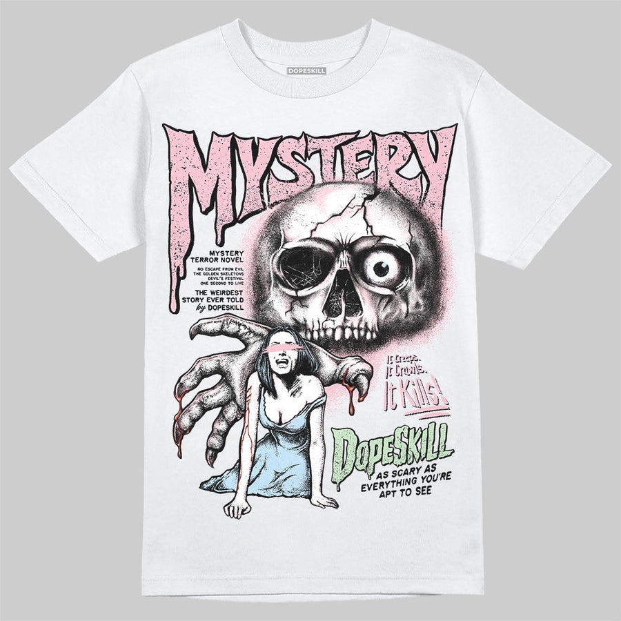 Medium Soft Pink 4s DopeSkill T-Shirt Mystery Ghostly Grasp Graphic