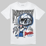 “True Blue” 3s DopeSkill T-Shirt Mystery Ghostly Grasp Graphic