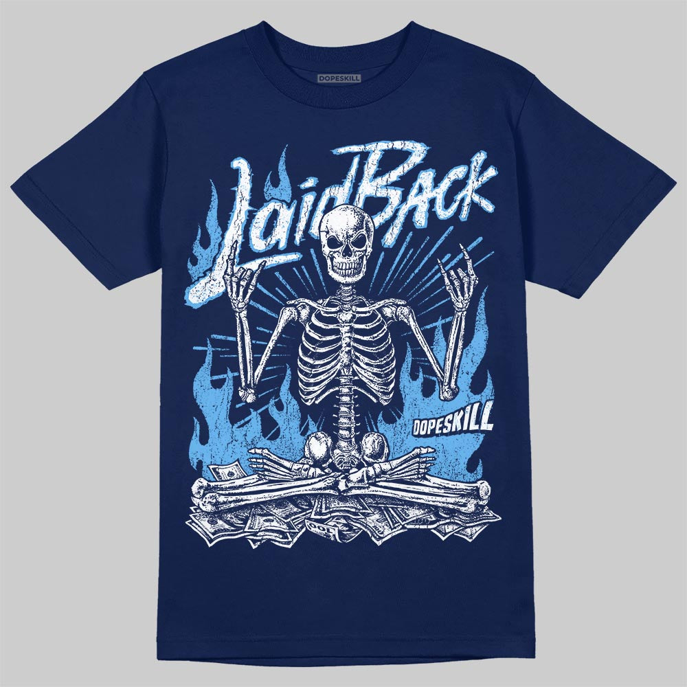 University Blue 'Laid Back' DopeSkill Graphic T-Shirt
