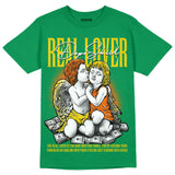 Green Collection DopeSkill Green T-shirt Real Lover Graphic
