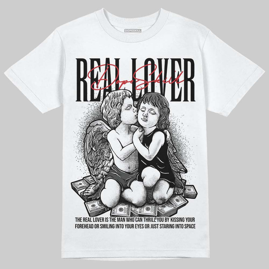 Black Cat 4s DopeSkill T-Shirt Real Lover Graphic