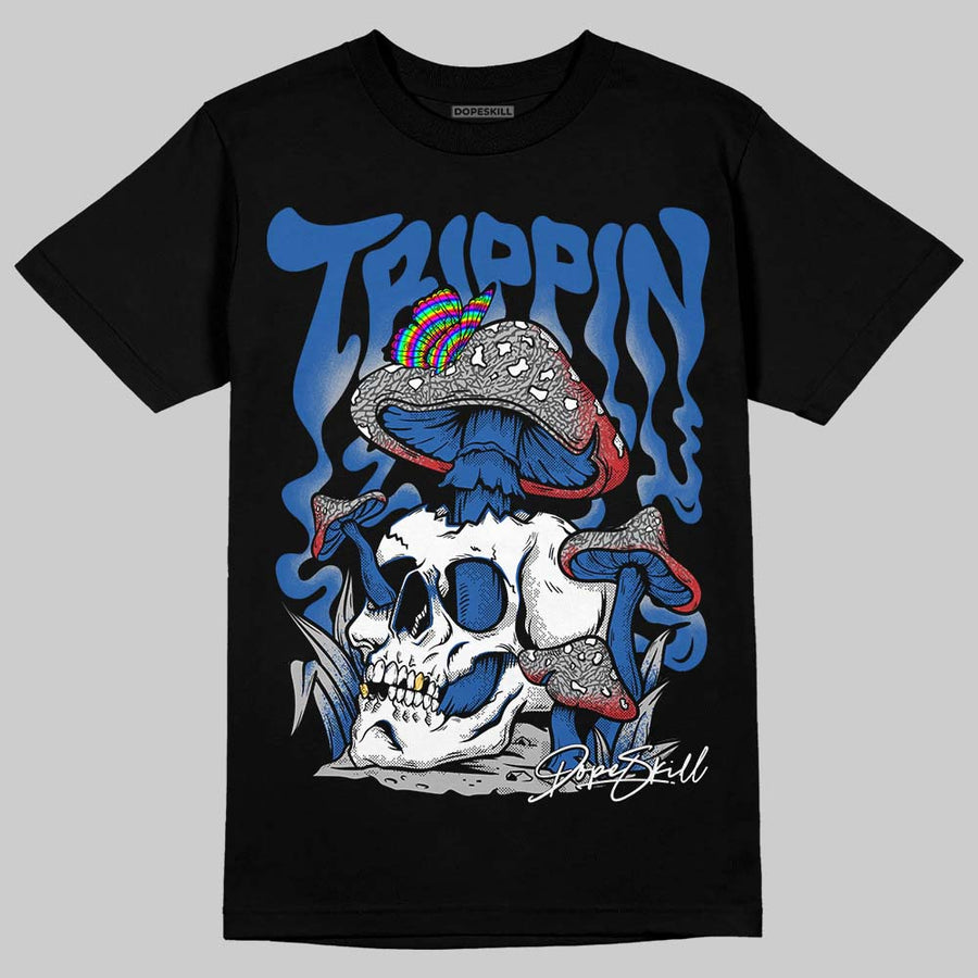 “True Blue” 3s DopeSkill T-Shirt Trippin Graphic
