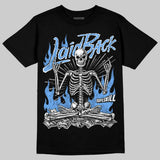 Black University Blue 5s DopeSkill T-Shirt Laid Back Graphic