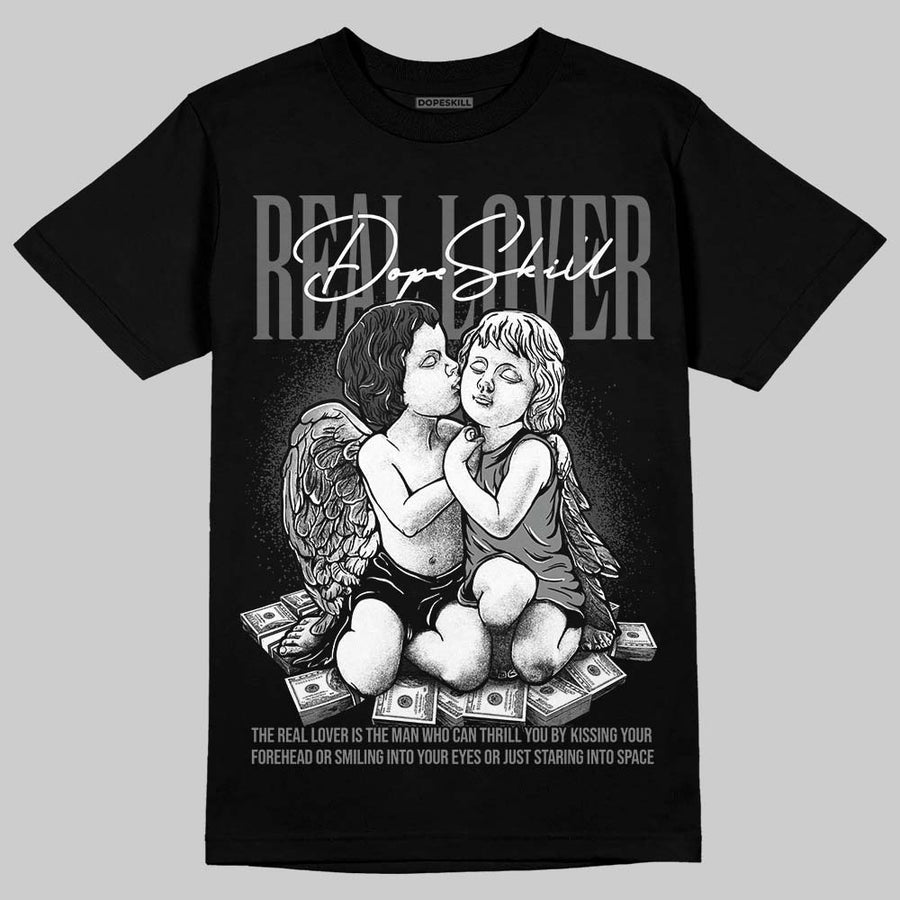 Black Cat 4s DopeSkill T-Shirt Real Lover Graphic